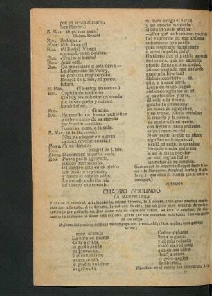 Cuadro segundo : La Marsellesa
