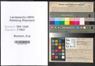Entnazifizierung Eva Bochem , geb. 06.06.1900 (Kauffrau)