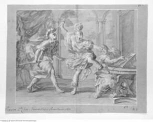 Concorso Accademico 1683, Seconda Classe: Soldaten töten Archimedes