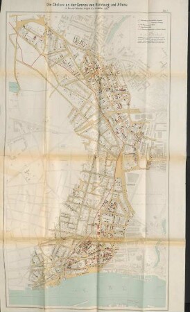Die Cholera an der Grenze von Hamburg und Altona.