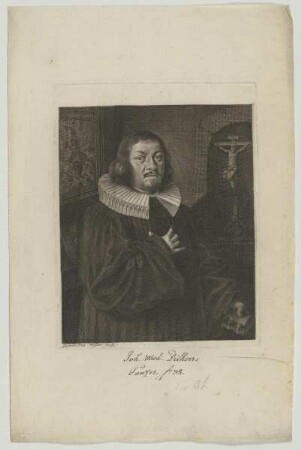 Bildnis des Iohannes Michael Dilherrus