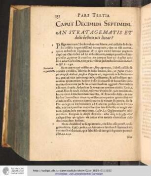 Pars Tertia. Caput XVII.