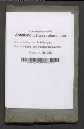 Erblasser: Röttger, Hermann Heinrich; Erblasser: Töttger, Catharine Margarethe, geb. Hagemeier: