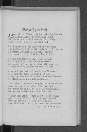 Gedicht: Bergauf zum Licht!