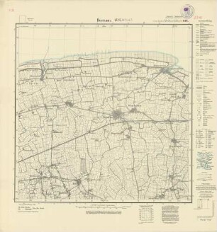 2310 (alte Nr.: 918) Dornum, Meßtischblatt (4cm - Karte)
