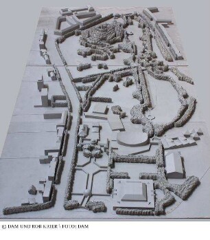 Via Triumphalis - Modell der Gesamtanlage mit Park
