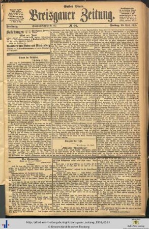 26.04.1901 (Erstes Blatt)