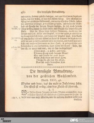 Die dreyßigste Betrachtung [...]