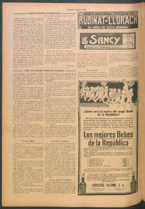 Sobre un artículo inédito de Ameghino