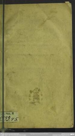 Nachricht von der gegenwärtigen Verfassung der Churfürstl. Sächs. Landschule zu Meißen : [im Jahr 1796]