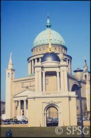 Potsdam, Alter Markt, Nikolaikirche.