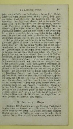 Der Bauernkrieg. Münzer