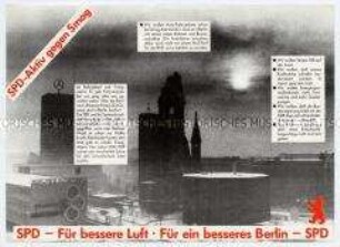 Wahlflugblatt der Berliner SPD zur Wahl des Abgeordnetenhauses 1989