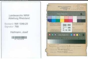 Entnazifizierung Josef Hartmann , geb. 03.01.1895 (Steuerhelfer)
