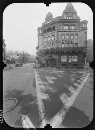 Eisenach, Wartburgallee 2. Parkhotel (1897). Straßenansicht
