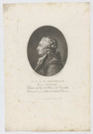 Bildnis des J. A. N. Condorcet