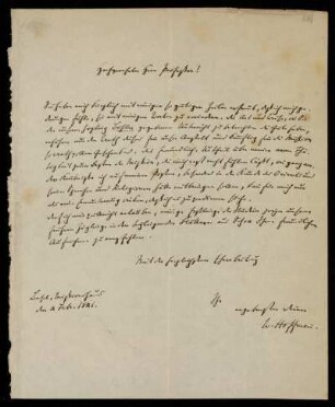 Brief von Wilhelm Hoffmann an Heinrich Ewald, Basel, 4.2.1841