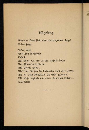 176, Abgesang