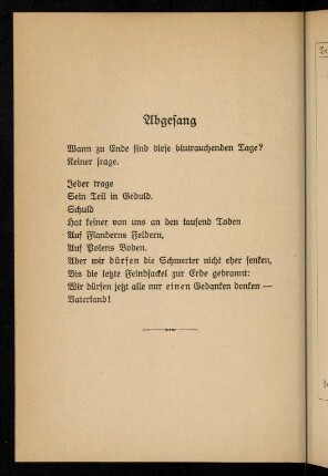 176, Abgesang