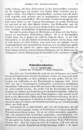 13-28, Pubertätsverbrechen