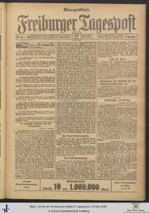 27.11.1919 (Morgenblatt)