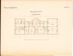 Universität Greifswald Augenklinik: Grundriss 2.OG
