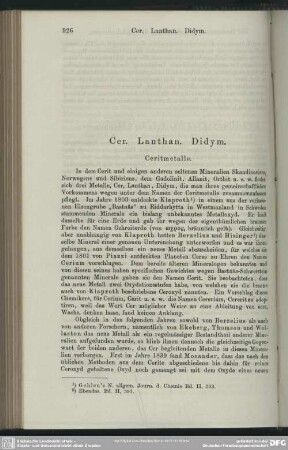 Cer. Lanthan. Didym. Ceritmetalle.