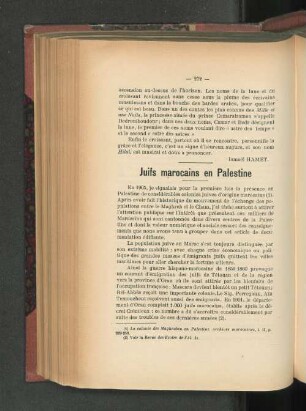 Juifs marrocains en Palestine.