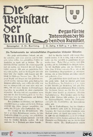 2: Die Verkehrsstelle der wirtschaftlichen Organisation bildender Künstler