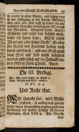 45-65, III. Der Gerechtigkeit Saat und Ernde [...]