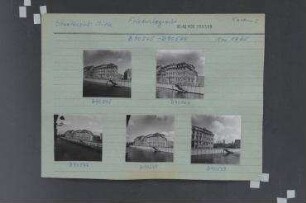 Fischerkiez. Berlin, Mitte, Fischerinsel/Friedrichsgracht (ab 1969 an dieser Stelle verkürzt)/Märkisches Ufer