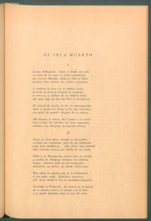 El inca muerto