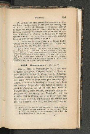 1234. Gittermann (J. Chr. H.*)
