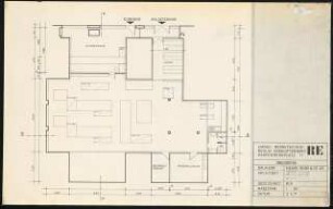 Reprotechnik, Hardenbergplatz (im Bahnhof Zoo), Berlin-Charlottenburg Umbau: Grundriss Erdgeschoss 1:50