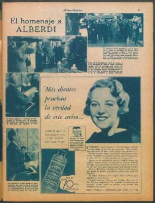 El homenaje a Alberdi [Fotografías]