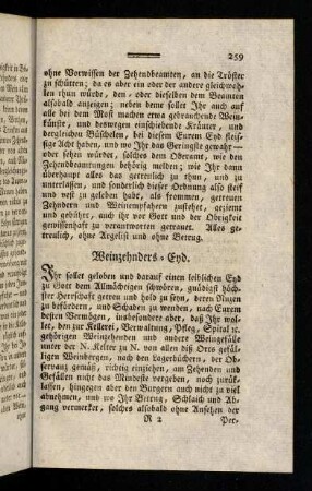 259-269, Weinzehnders-Eyd; ...