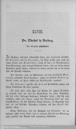 Der Oberhof in Freiberg