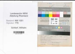 Entnazifizierung Wilhelm Schlierf , geb. 10.11.1899 (Lehrer)