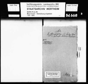 Eheverspruchssachen des Christoph Schabers und der häfnerischen Witwe zu Sachsenhausen