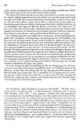 Grobecker, Kurt :: "Dem heilsahmen Commercio diensahmb", 325 Jahre Handelskammer Hamburg, hrsg. von der Handelskammer Hamburg zum 19. Januar 1990 : Hamburg, 1990