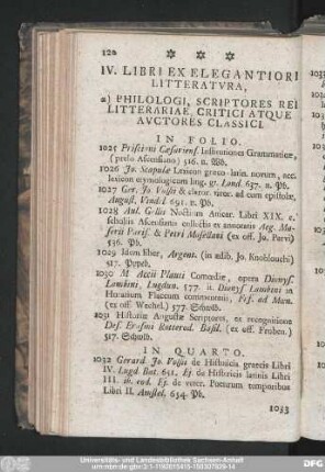 [a)] Philologi, Scriptores Rei Litterariae, Critici Atque Auctores Classici.