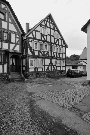 Fachwerkhaus; Schotten, Neugasse 16, Neugasse 18