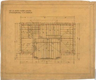Billing, Hermann; Gernsbach, Scheffelstr. 1; Villa Weber - Grundriss DG