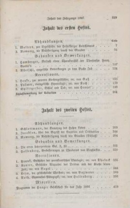 839-840 Inhaltsverzeichnis Hefte 1-4