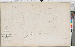 Oer-Erkenschwick (Oer-Erkenschwick), Teilung der Oerschen Mark (Gemeinheit), Brouillonkarte Oer Heimöde Bl. 2
