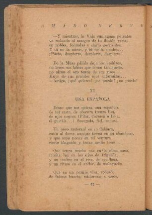 XI - Una española