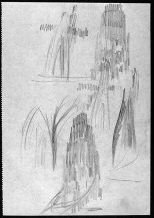 Skizze zu "Der Golem, wie er in die Welt kam" (1920)