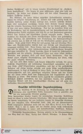 31: Deutsche Militärische Jugenderziehung