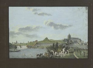 Ulm von Südwesten. Um 1800