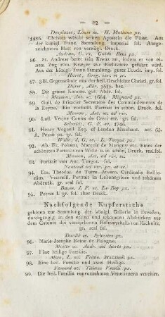 Nachfolgende Kupferstiche